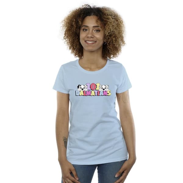 Disney Dam/Tjej 101 Dalmatians T-shirt i bomull med flera färger