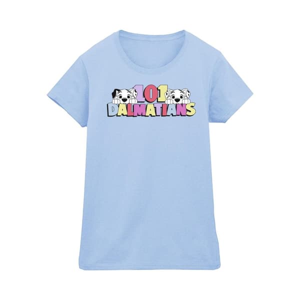 Disney Dam/Tjej 101 Dalmatians T-shirt i bomull med flera färger