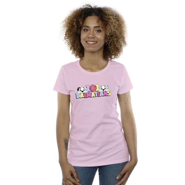 Disney Dam/Tjej 101 Dalmatians T-shirt i bomull med flera färger