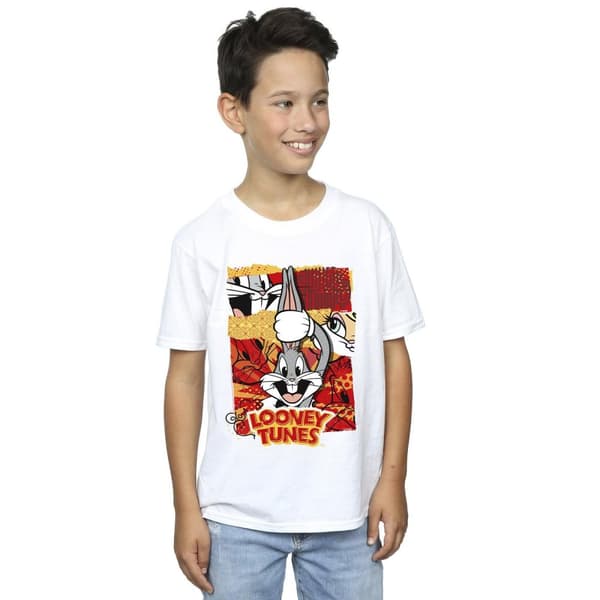 Looney Tunes Boys Bugs Rabbit Comic New Year T-Shirt