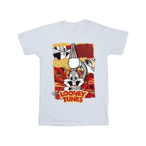 Looney Tunes Boys Bugs Rabbit Comic New Year T-Shirt