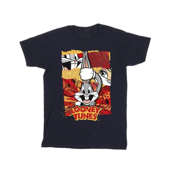 Looney Tunes Boys Bugs Rabbit Comic New Year T-Shirt