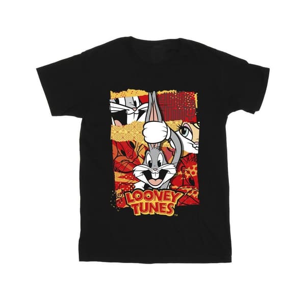 Looney Tunes Boys Bugs Rabbit Comic New Year T-Shirt