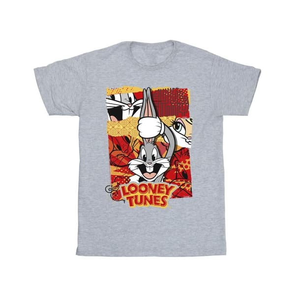 Looney Tunes Boys Bugs Rabbit Comic New Year T-Shirt
