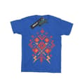 Miniatyrbillede 1 af 5: Harry Potter Girls Christmas Fair Isle Cotton T-Shirt
