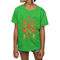 Miniatyrbillede 3 af 5: Harry Potter Girls Christmas Fair Isle Cotton T-Shirt
