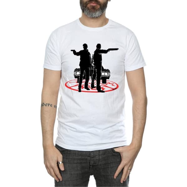Supernatural T-shirt med silhuett av Sam och Dean