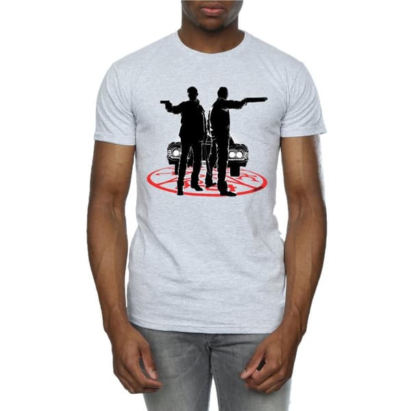Supernatural T-shirt med silhuett av Sam och Dean