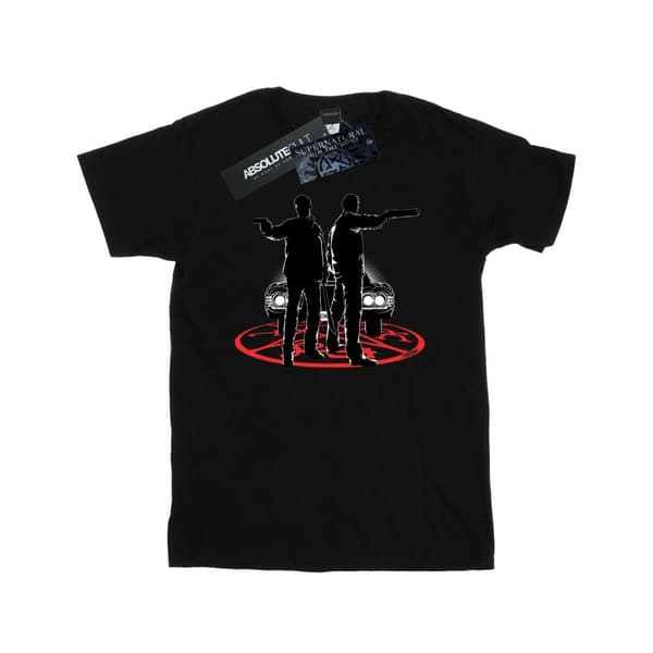Supernatural T-shirt med silhuett av Sam och Dean