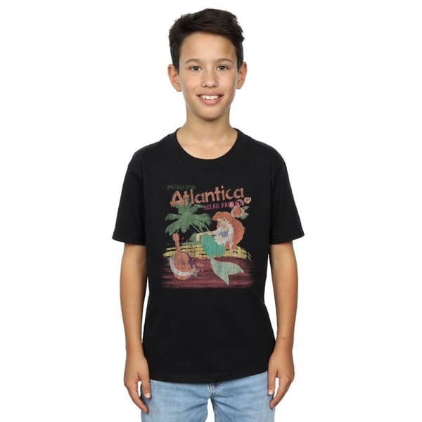 Disney Den lilla sjöjungfrun - T-shirt med hälsningar från Atlantica för pojkar