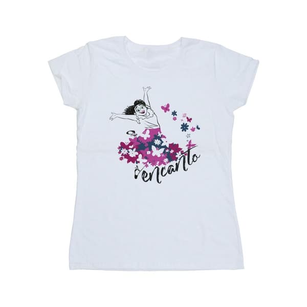 Disney Womens/Ladies Encanto Mirabel Flower Cotton T-Shirt