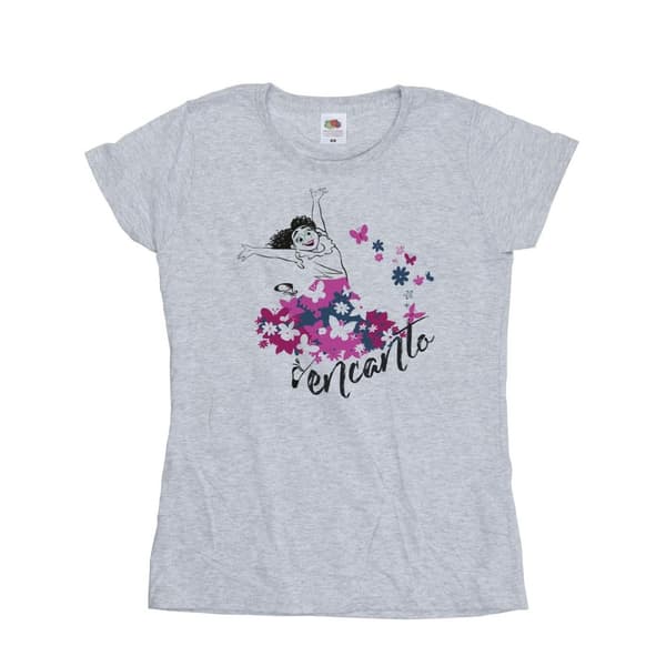 Disney Womens/Ladies Encanto Mirabel Flower Cotton T-Shirt