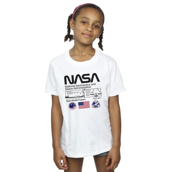 NASA Girls Space Admin Cotton T-Shirt