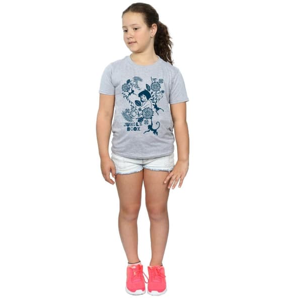 Disney Girls The Jugle Book Mowgli Tale Cotton T-Shirt