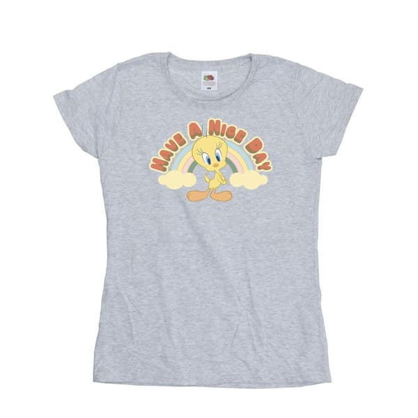 Looney Tunes Dam/Lady Have A Nice Day T-shirt i bomull