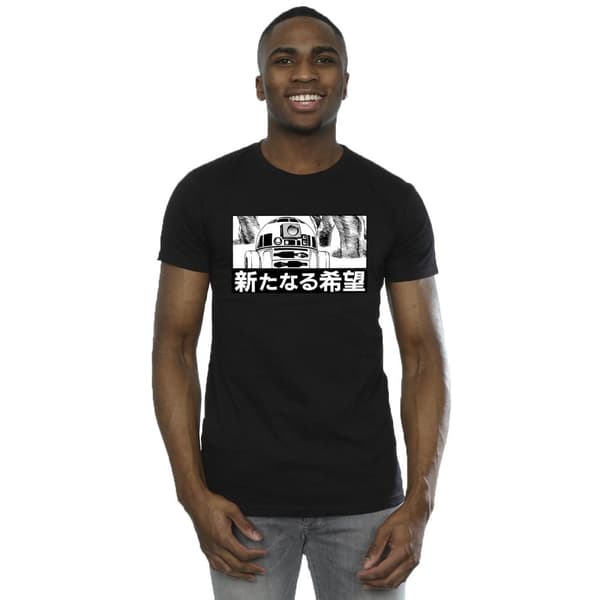 Star Wars Mens R2D2 Japanese T-Shirt