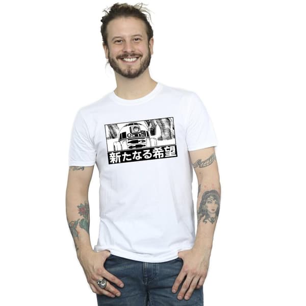 Star Wars Mens R2D2 Japanese T-Shirt