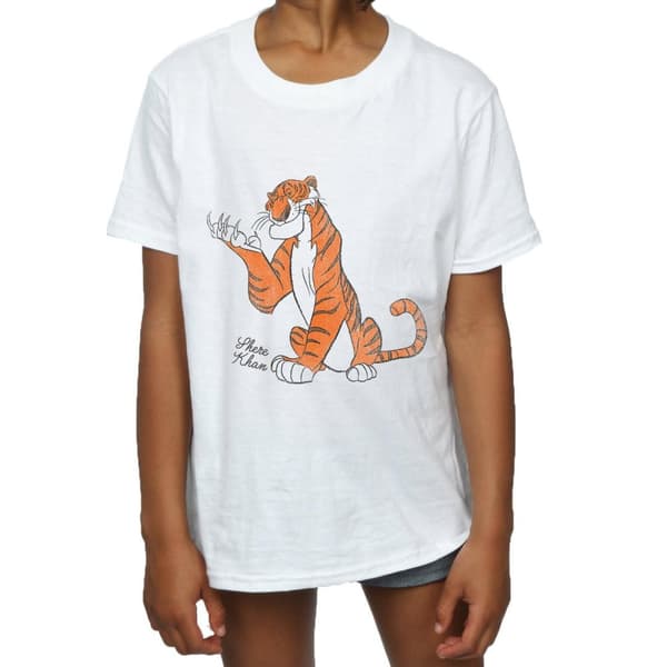Disney Girls Djungelboken Classic Shere Khan T-shirt i bomull