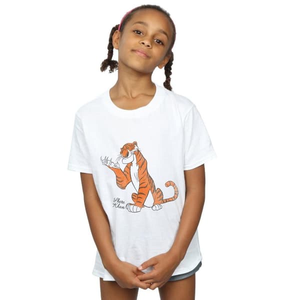 Disney Girls Djungelboken Classic Shere Khan T-shirt i bomull