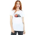 Miniatyrbild 3 av 5: Disney Dam/kvinnor Cars Lightning Vs Storm Boyfriend T-shirt i bomull
