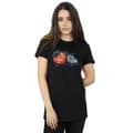 Miniatyrbild 2 av 5: Disney Dam/kvinnor Cars Lightning Vs Storm Boyfriend T-shirt i bomull