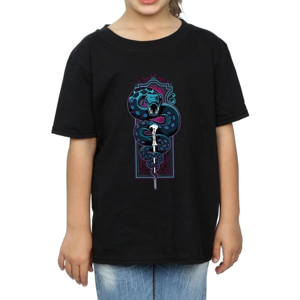 Harry Potter Neon Nagini bomulls-T-shirt för flickor