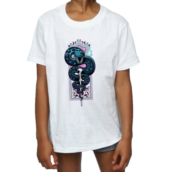 Harry Potter Neon Nagini bomulls-T-shirt för flickor