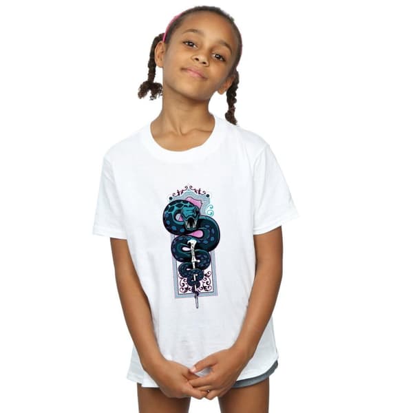 Harry Potter Neon Nagini bomulls-T-shirt för flickor