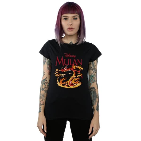 Disney Dam/Lady Mulan Mushu Dragon Fire - T-shirt i bomull