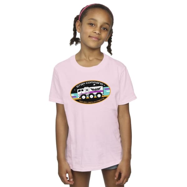 Disney T-shirt i bomull för flickor med Lightyear Rover Deployment