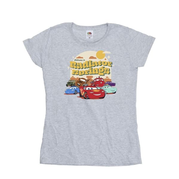 Disney Womens/Ladies Cars Radiator Springs Group Cotton T-Shirt