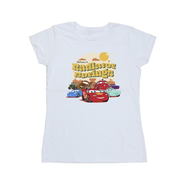 Disney Womens/Ladies Cars Radiator Springs Group Cotton T-Shirt