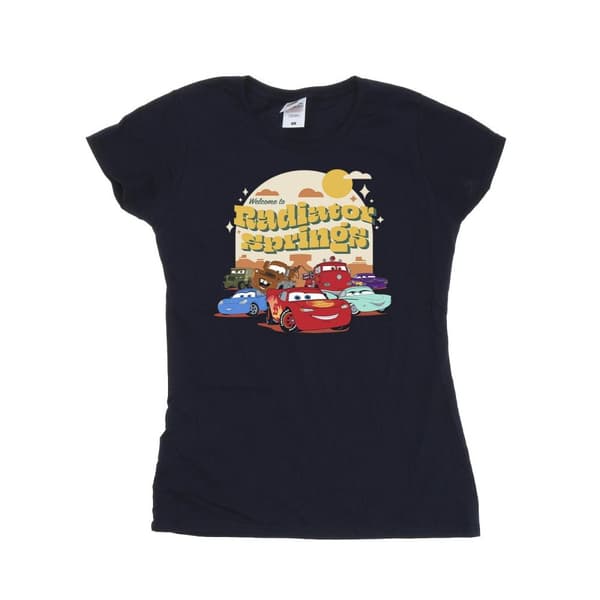 Disney Womens/Ladies Cars Radiator Springs Group Cotton T-Shirt