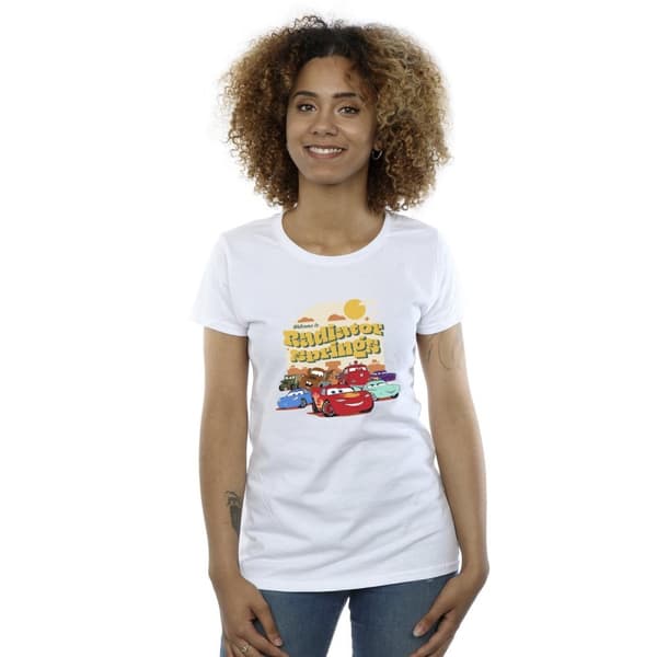Disney Womens/Ladies Cars Radiator Springs Group Cotton T-Shirt