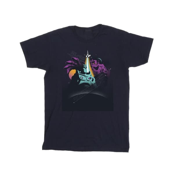 Disney Girls Lightyear Buzz And Zurg T-shirt i bomull