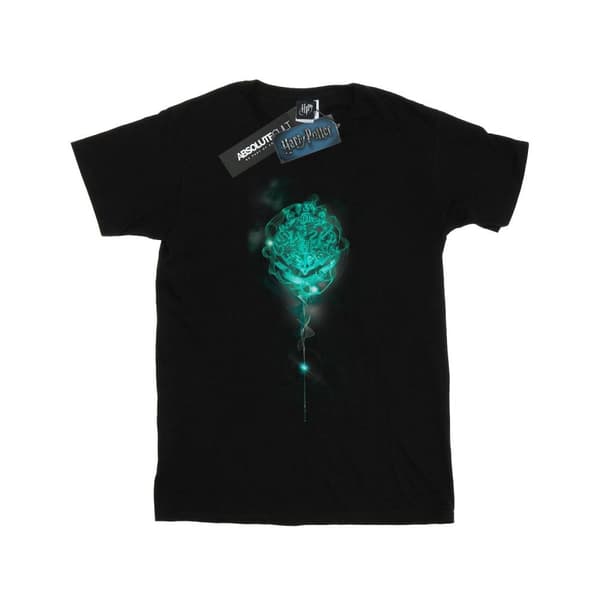 Harry Potter Girls Hogwarts Crest Mist Cotton T-Shirt