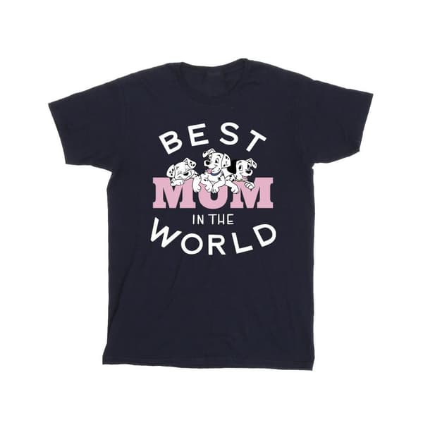 Disney Girls 101 Dalmatians Best Mum In The World Cotton T-Shirt