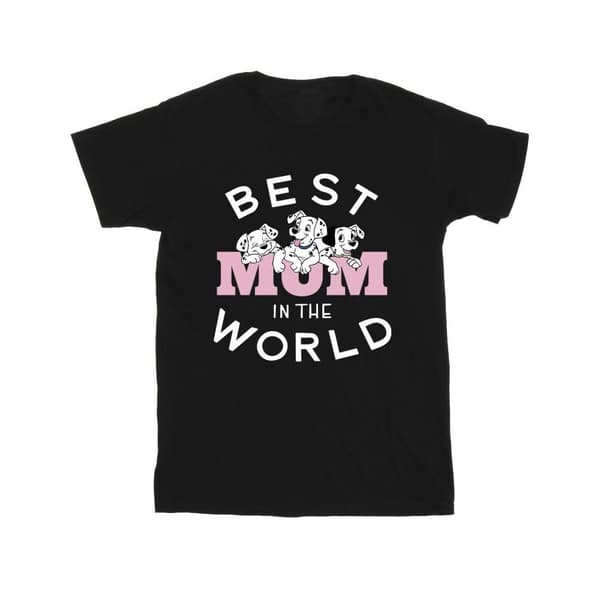 Disney Girls 101 Dalmatians Best Mum In The World Cotton T-Shirt