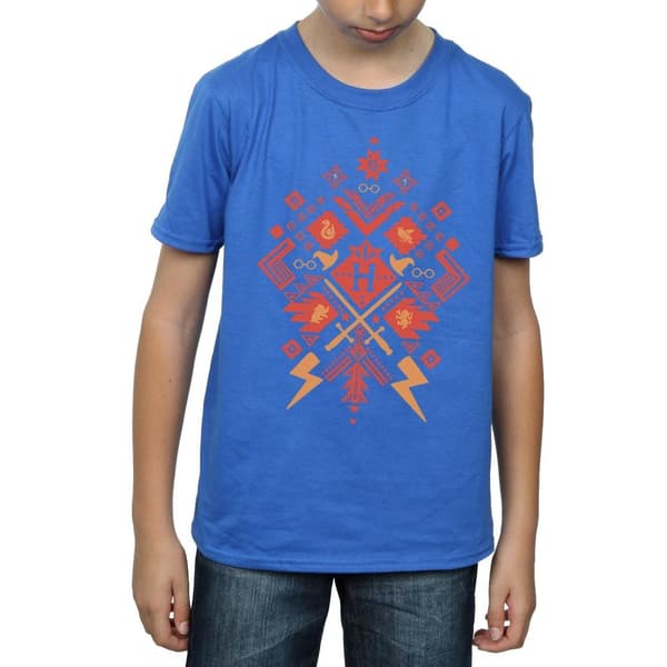 Harry Potter Fair Isle-t-shirt med julmotiv för pojkar