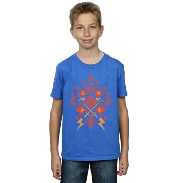 Harry Potter Fair Isle-t-shirt med julmotiv för pojkar