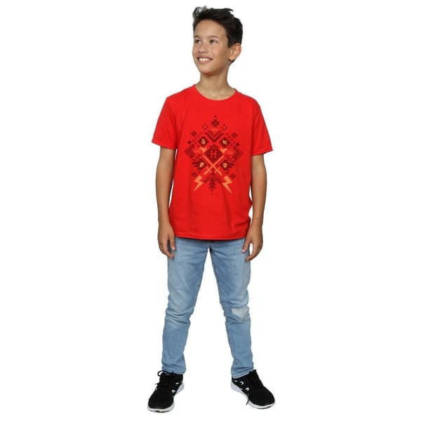 Harry Potter Boys Christmas Fair Isle T-Shirt