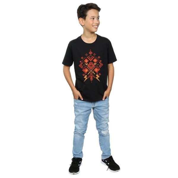 Harry Potter Boys Christmas Fair Isle T-Shirt