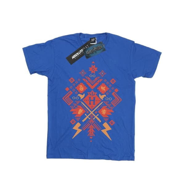 Harry Potter Boys Christmas Fair Isle T-Shirt