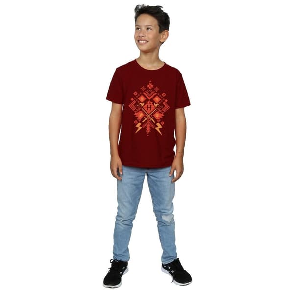 Harry Potter Boys Christmas Fair Isle T-Shirt