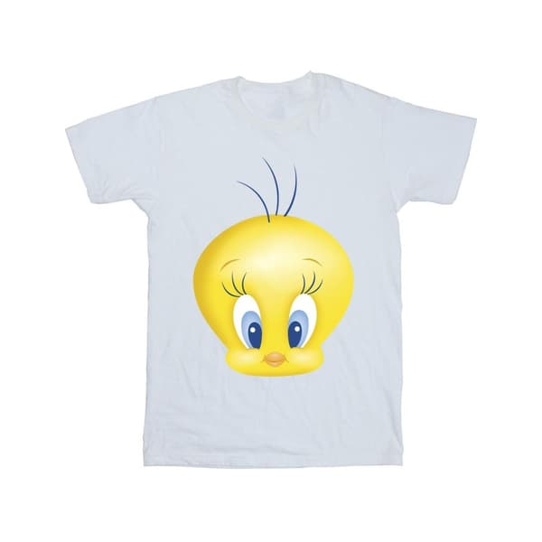 Looney Tunes Mens Tweety Face T-Shirt