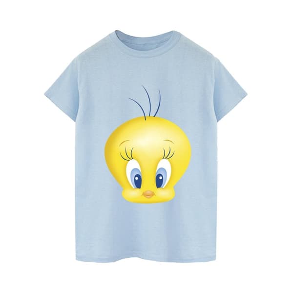 Looney Tunes Mens Tweety Face T-Shirt
