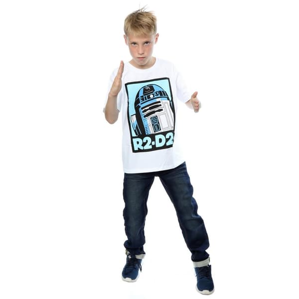 Star Wars Boys R2-D2 Poster T-Shirt