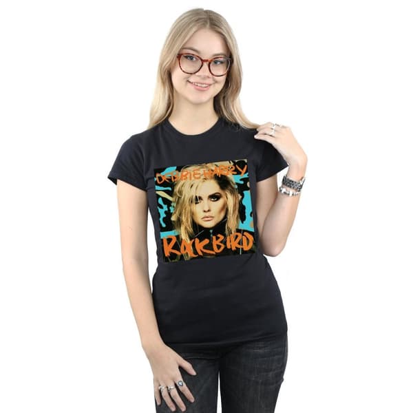Debbie Harry Womens/Ladies Rockbird Cover Cotton T-Shirt