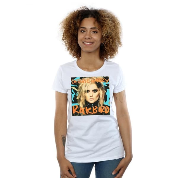 Debbie Harry Womens/Ladies Rockbird Cover Cotton T-Shirt