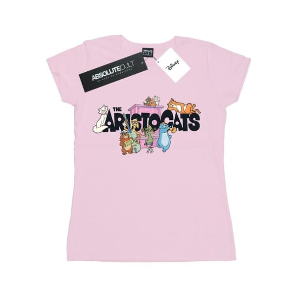 Disney Womens/Ladies Aristocats Logo Cotton T-Shirt